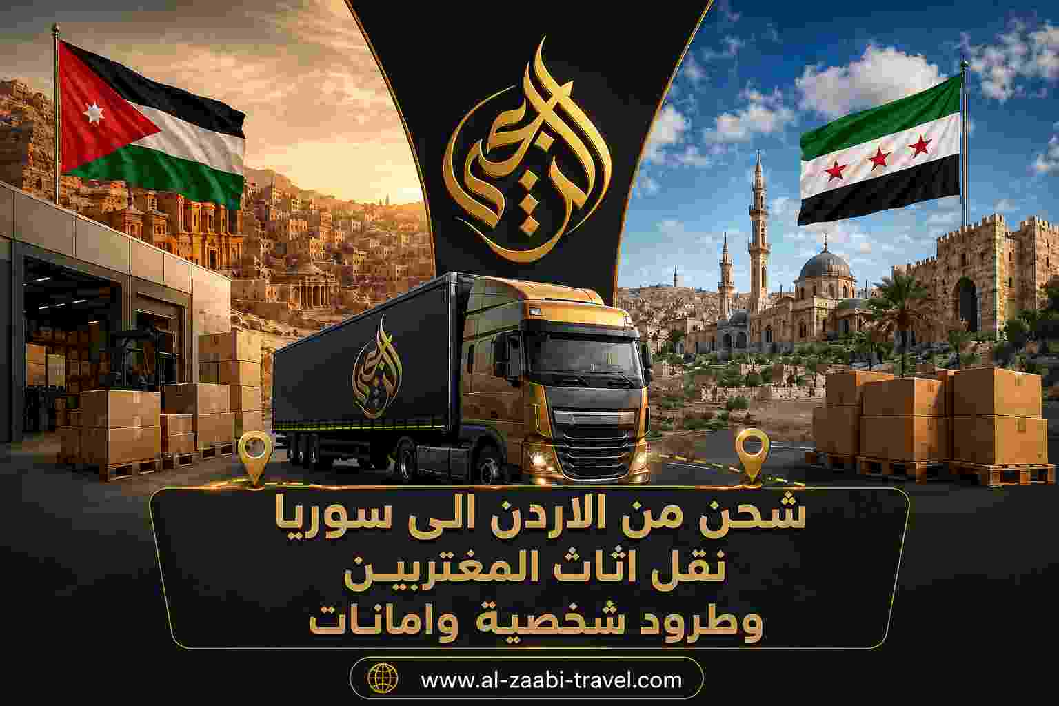 شحن من الاردن الى سوريا